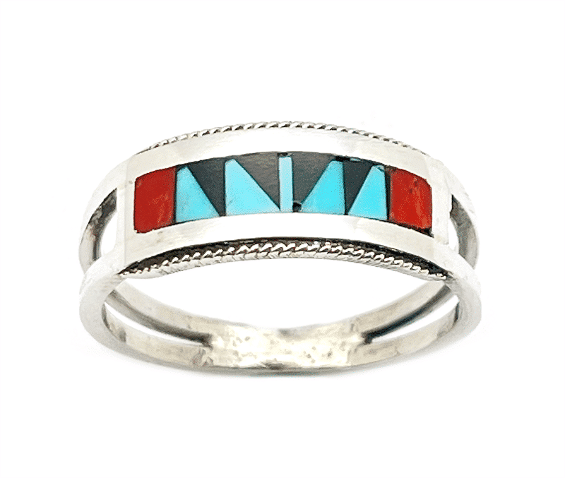 Zuni Multi Color Inlay Women's Ring