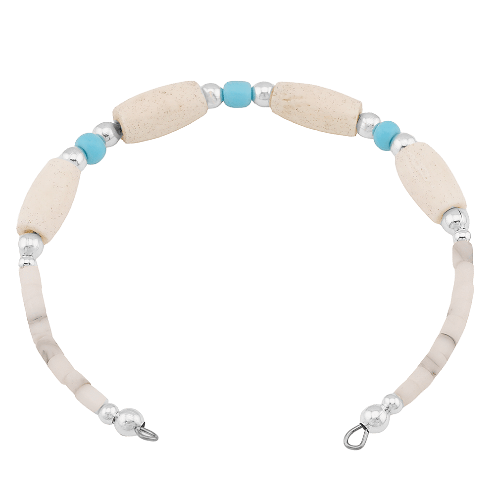 Single Memory Wire Bone Bracelet
