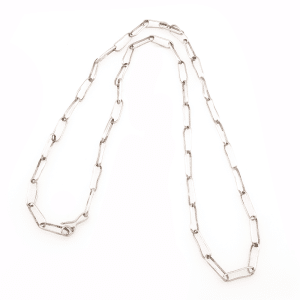 Hand Made Silver 24" Chain