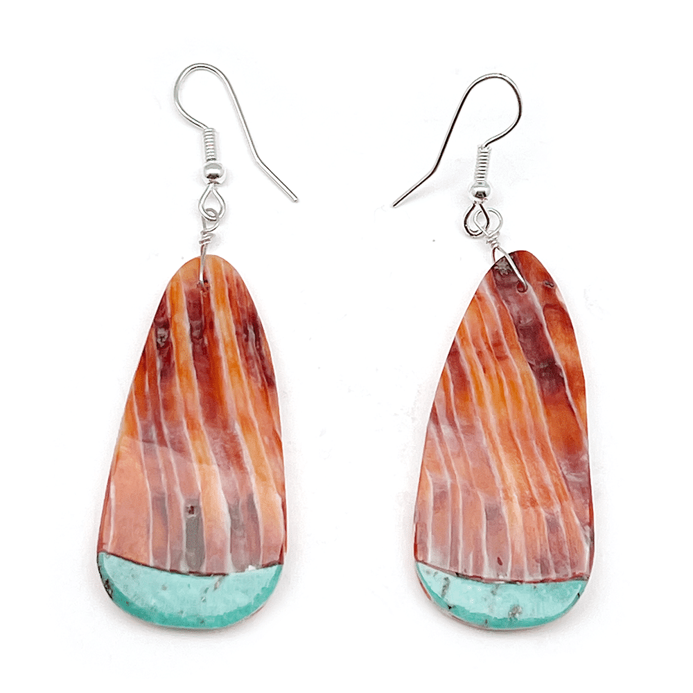 Spiny and Turquoise Earring - Image 2