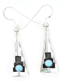 Opal Shadowbox Earring