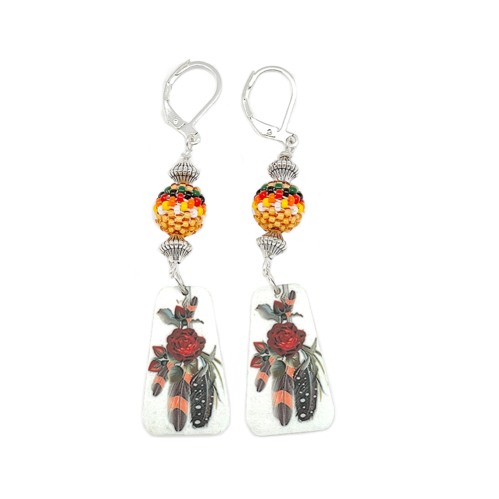 Beaded Dangle Earring