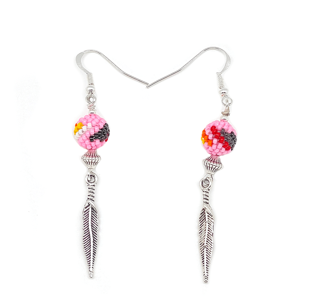 Beaded Dangle Earring - Image 2