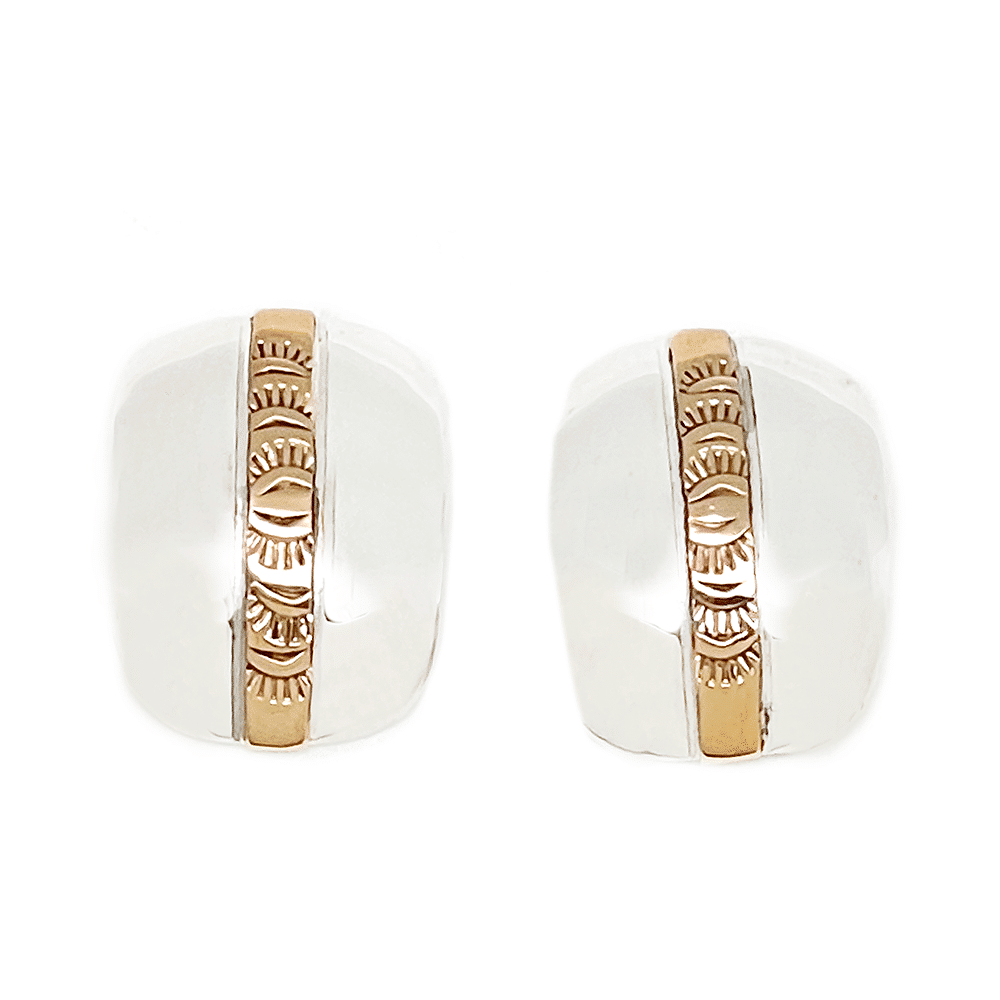Sterling Silver Gold Filled Earrings - Image 2