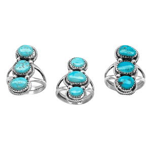 3 Turquoise Women's Ring