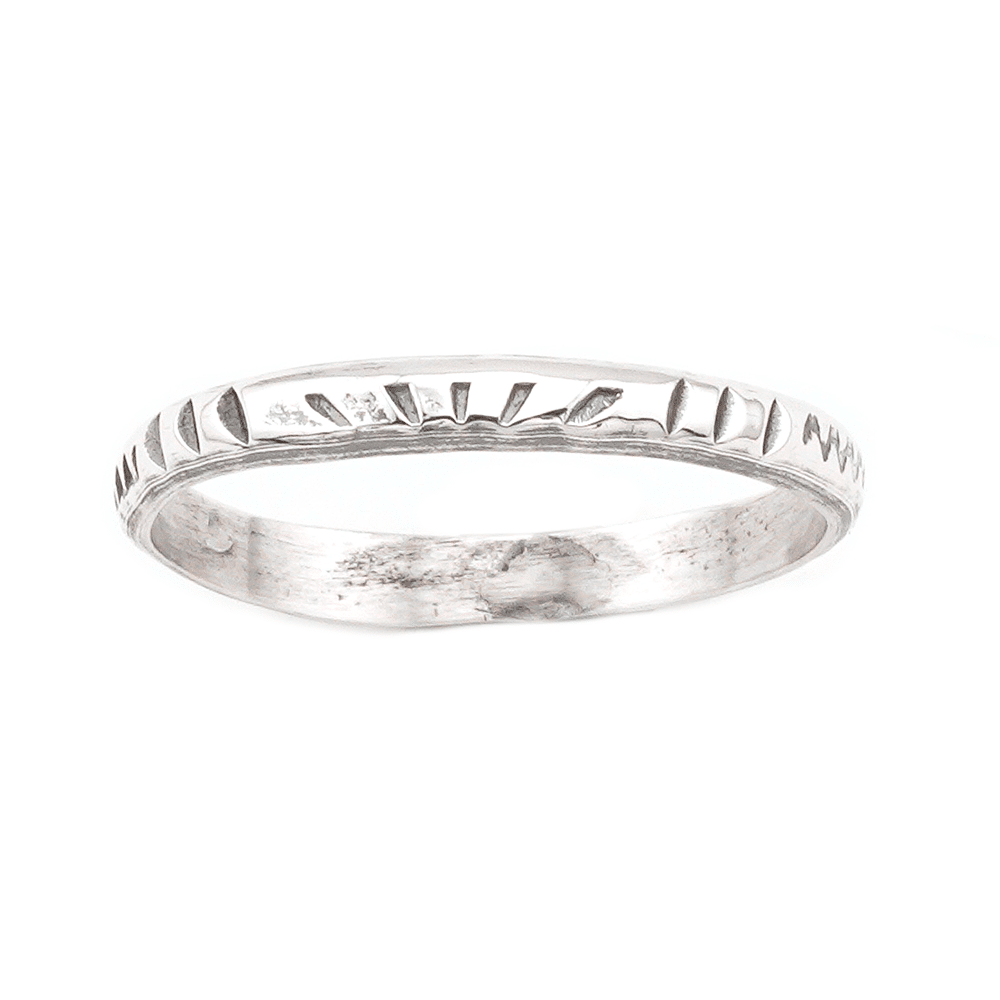 Stamped Band Ring