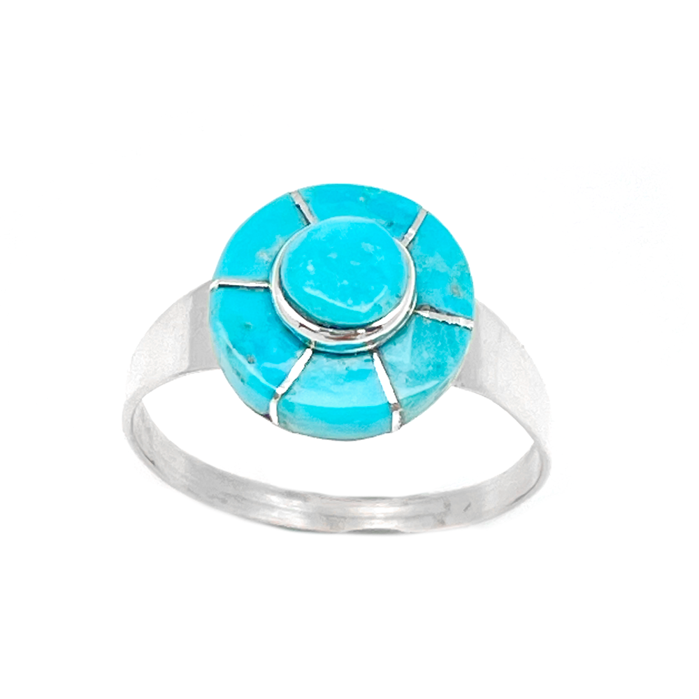 Turquoise Inlay Women's Ring