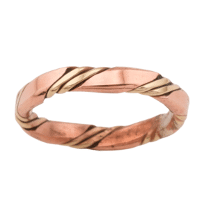 Copper, Brass and Nickel Band Ring