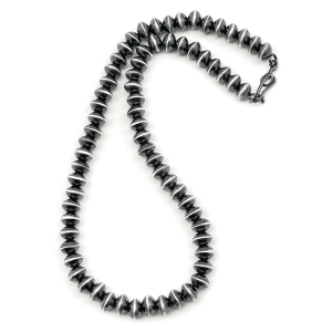 Silver Bead Navajo Pearl Necklace