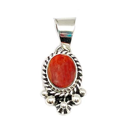 Red Spiny Oyster Shell Pendant