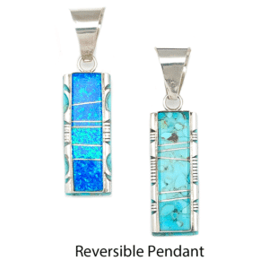 Inlay Opal Pendant