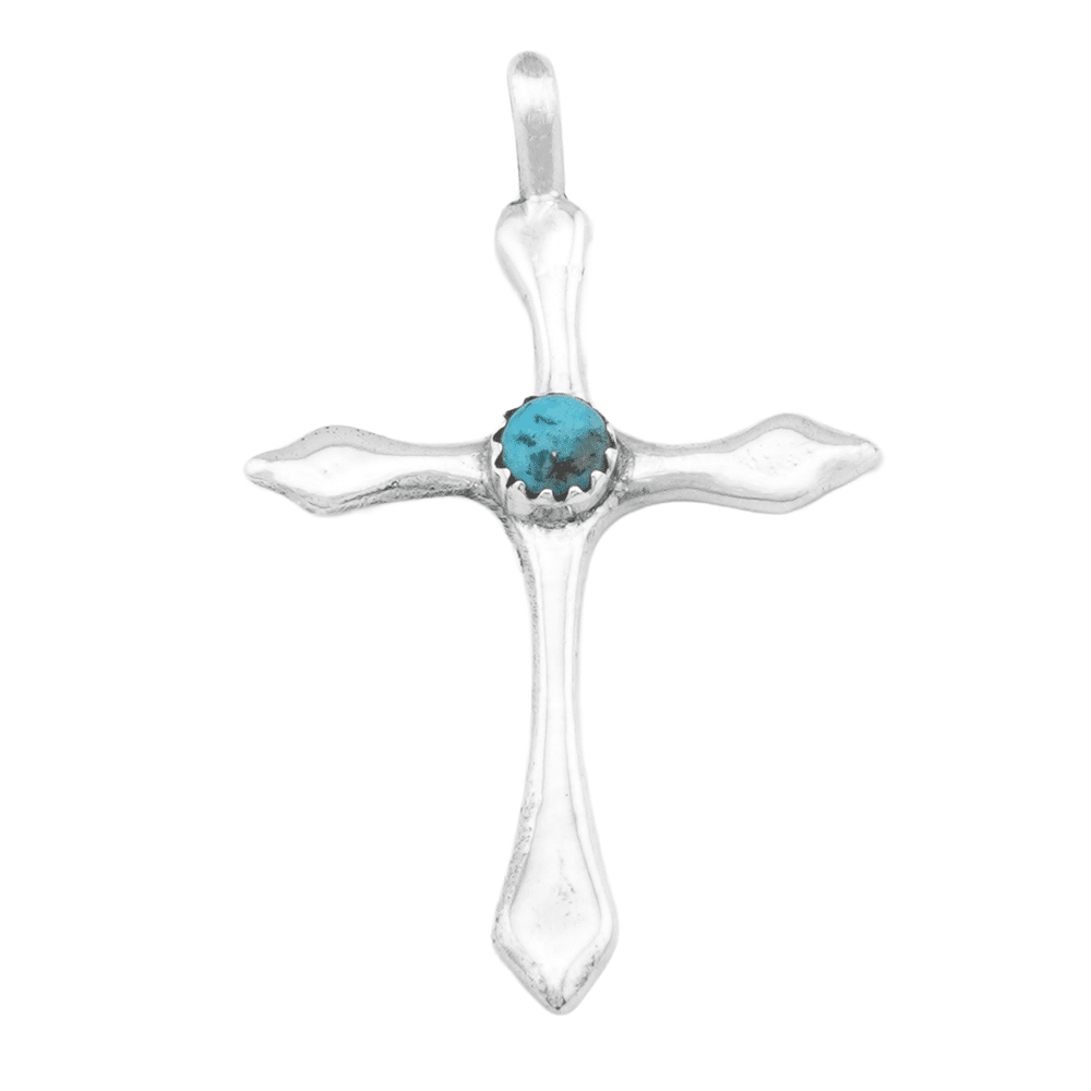 Turquoise Cross Pendant