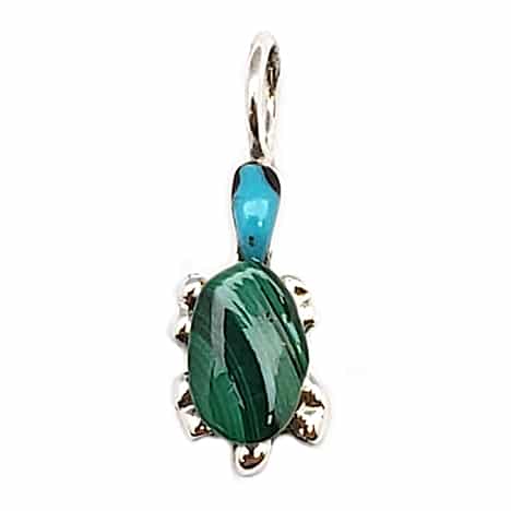 Small Inlay Turtle Pendant - Image 2