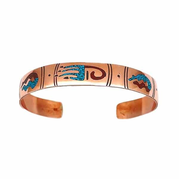 Turquoise And Coral Buckle