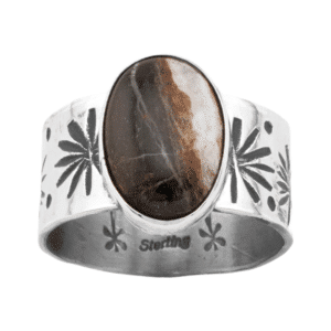 White Buffalo Men's Ring