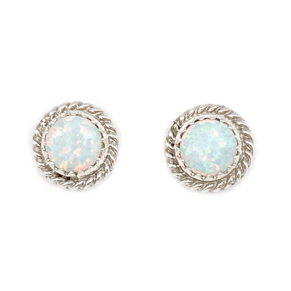Assorted Opal Post Earrings