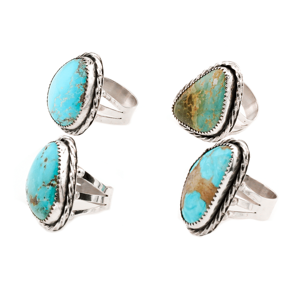 Assorted Turquoise Ladies Rings - Image 2