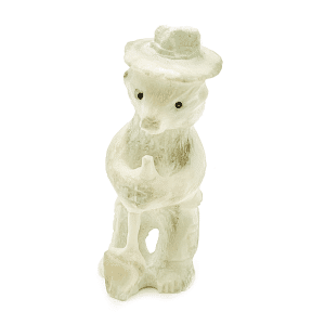 Carved Antler Bear Fetish