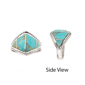 Turquoise Inlay Women's Ring