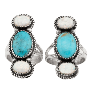 Opal And Turquoise Women's Ring