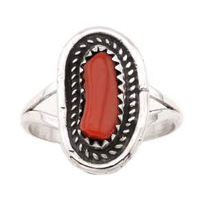 Coral Ladies Ring