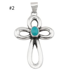 Turquoise Cross Pendant
