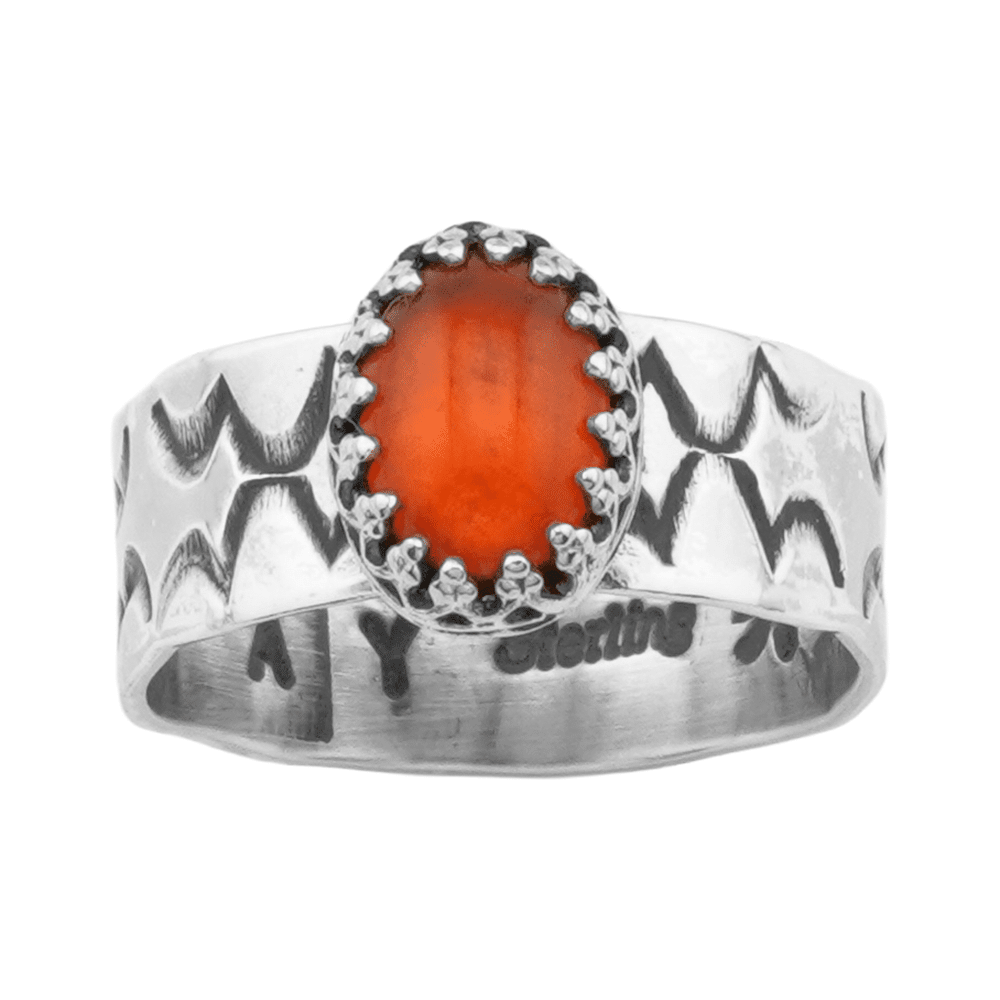Red Spiny Oyster Women's Ring - Image 6