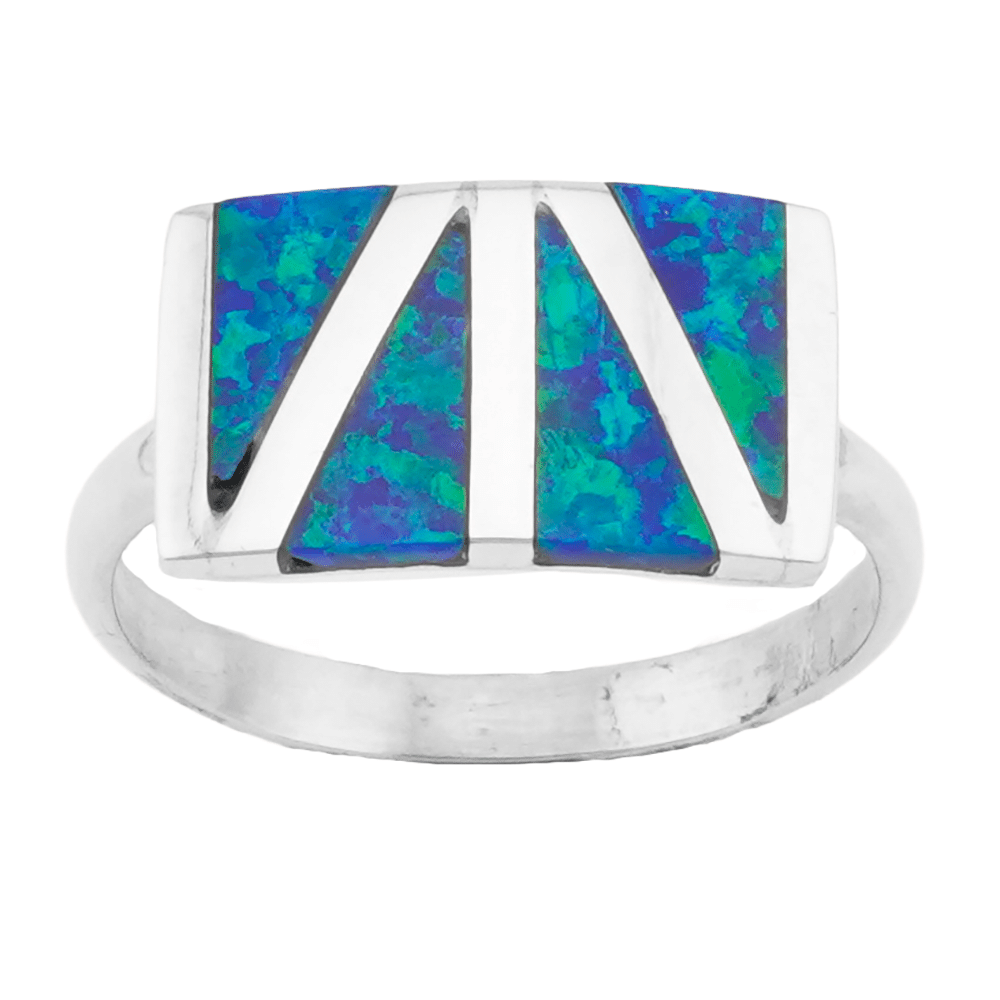 Zuni Inlay Opal Rings