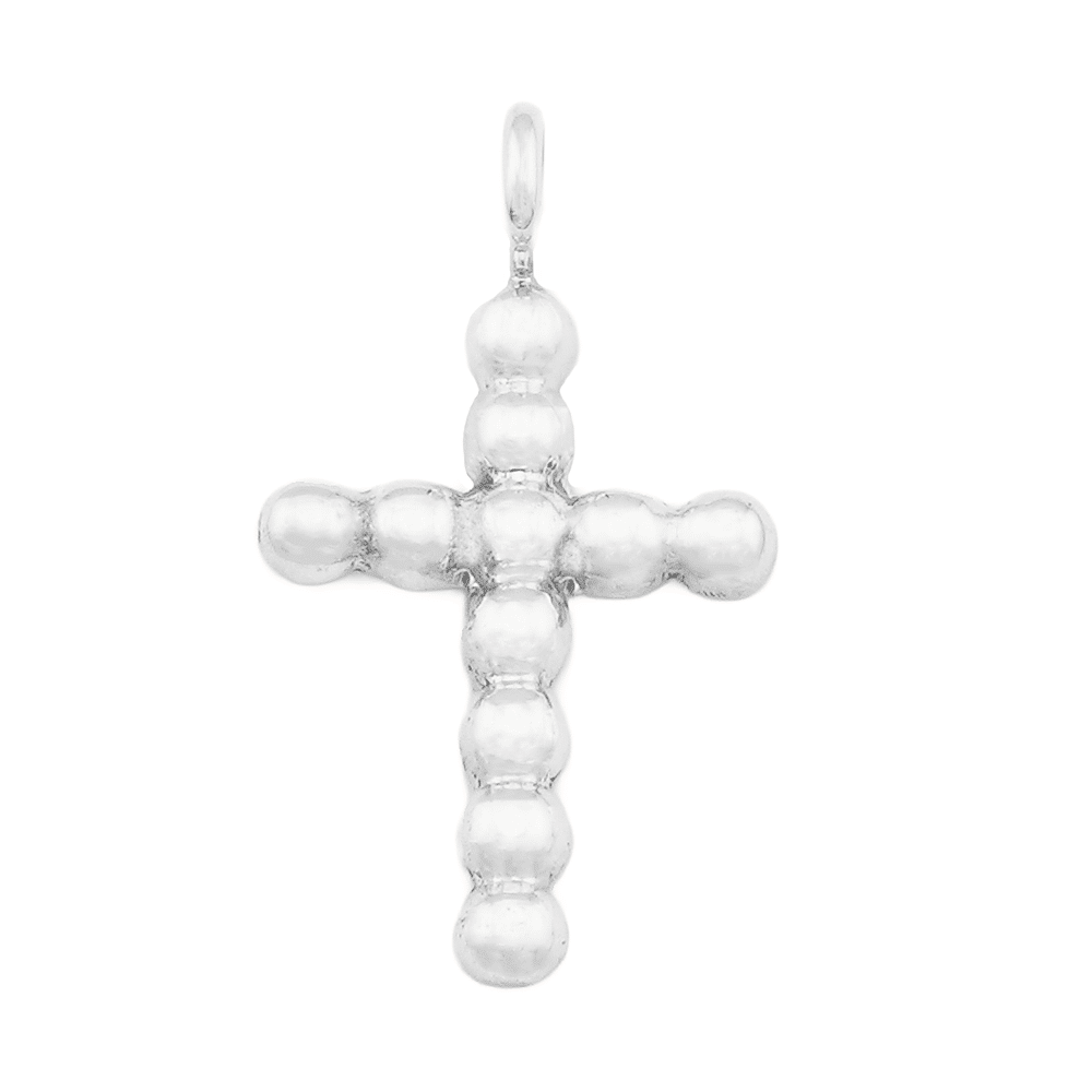 Cast Drop Cross Pendant