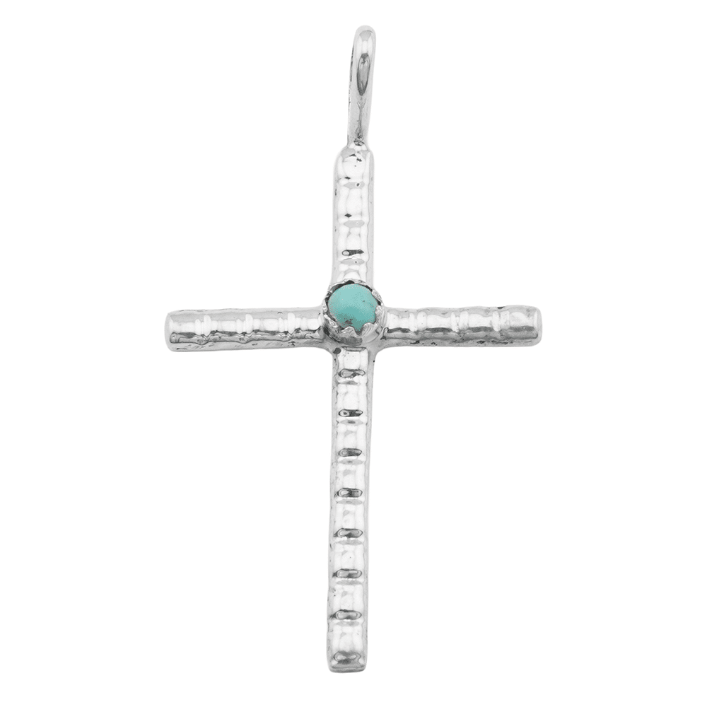 Turquoise Cross Pendant