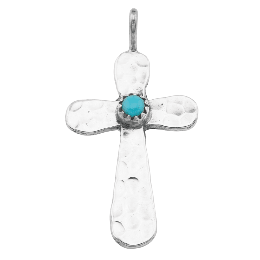 Turquoise Cross Pendant