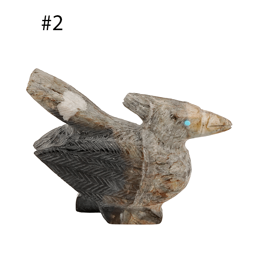 Carved Marble Roadrunner - Image 2