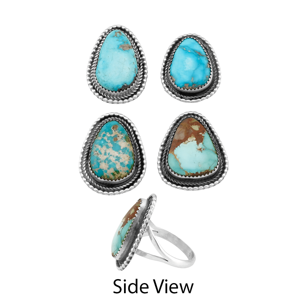 Assorted Turquoise Women's Rings
