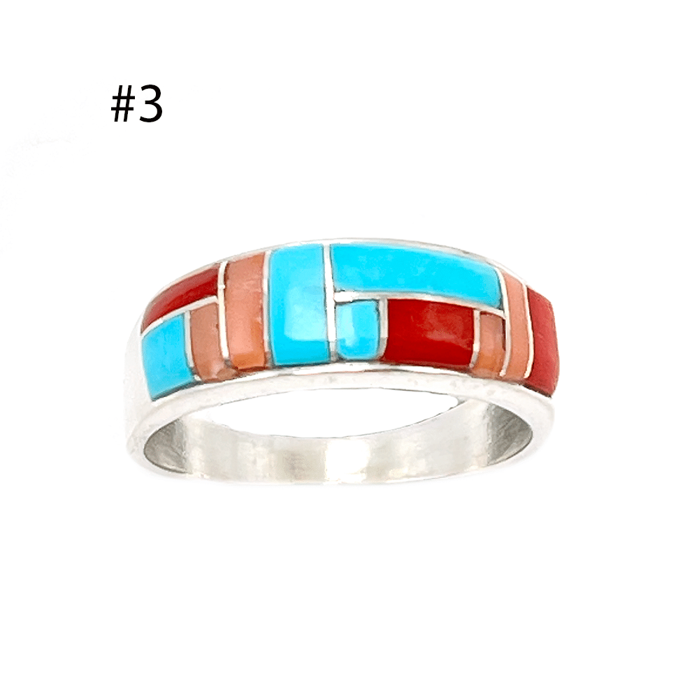 Assorted Inlay Women's Rings - Image 3