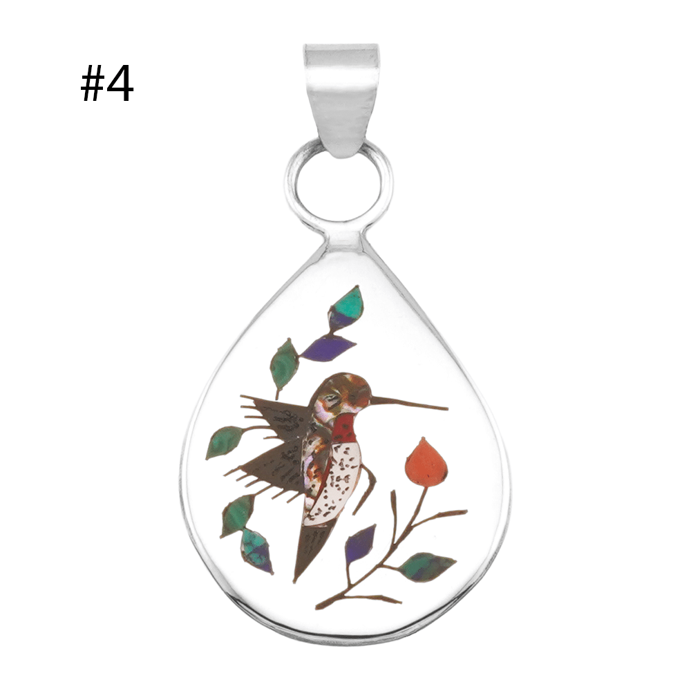 Inlay Hummingbird Pendants - Image 4