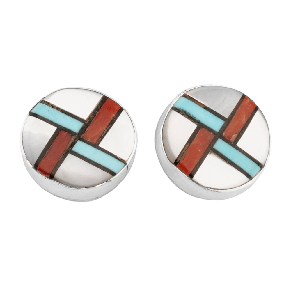 Zuni Inlay Earrings