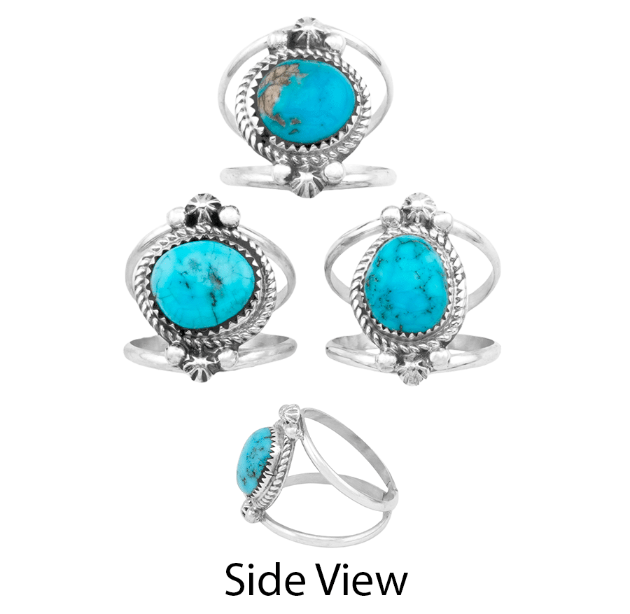 Turquoise Ladies Rings