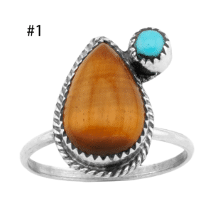 Tiger Eye Woman's Ring