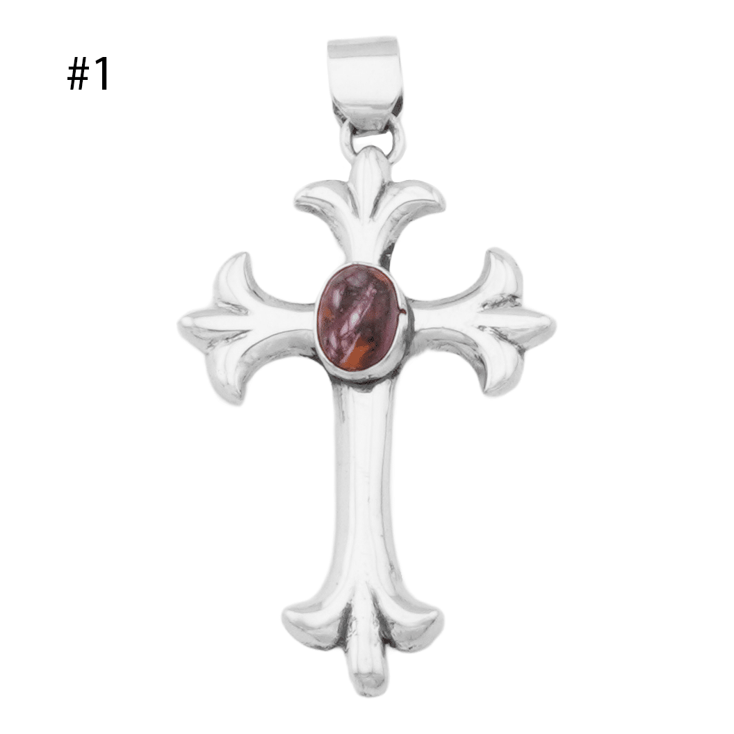 Spiny Oyster Cross Pendant