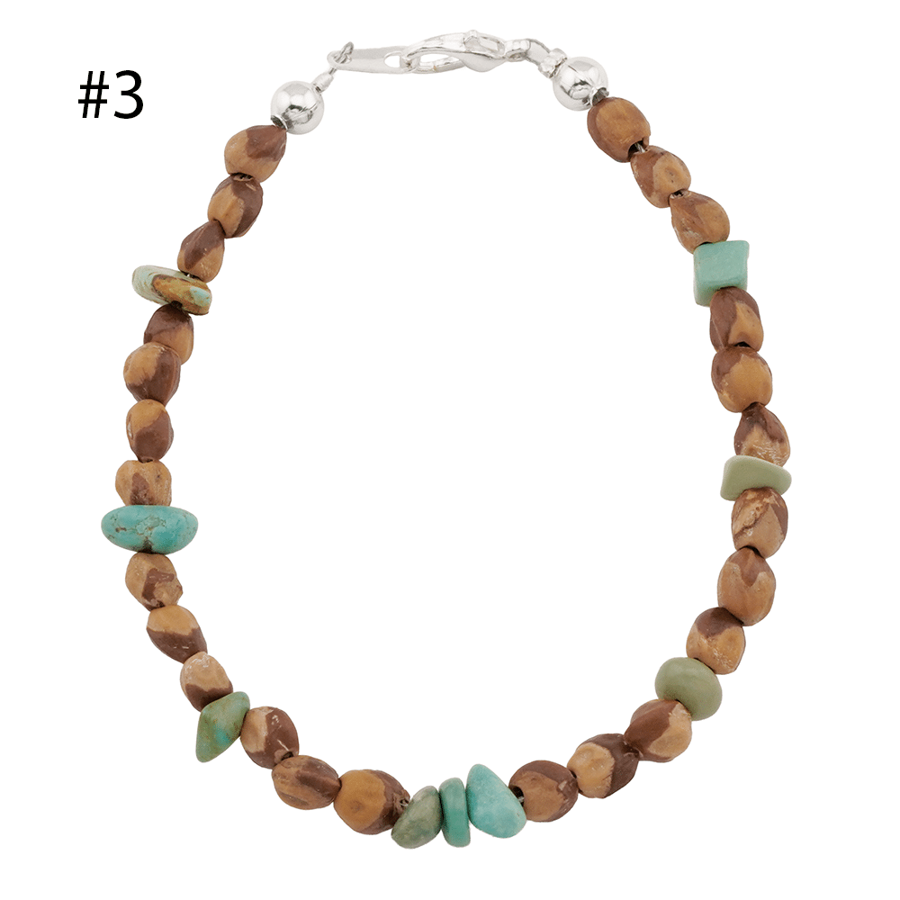 Ghost Bead and Turquoise Bracelet - Image 2