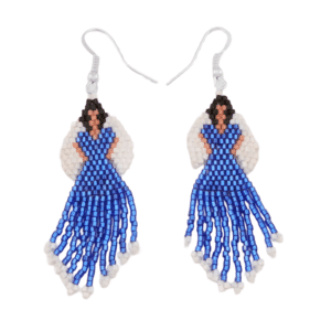 Beaded Angel Earring