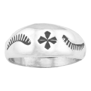 Cast Sterling Silver Woman's Ring