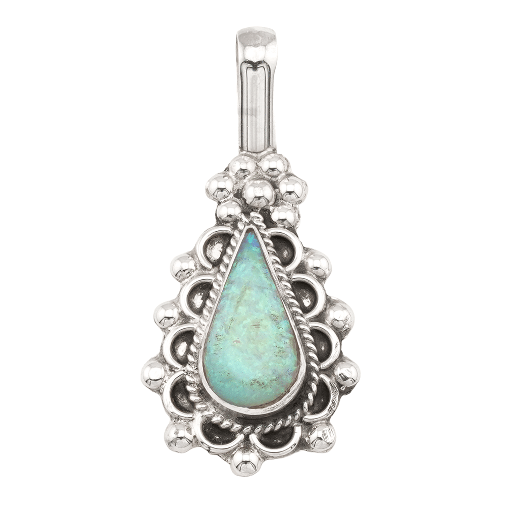 Tear Drop Opal Pendant