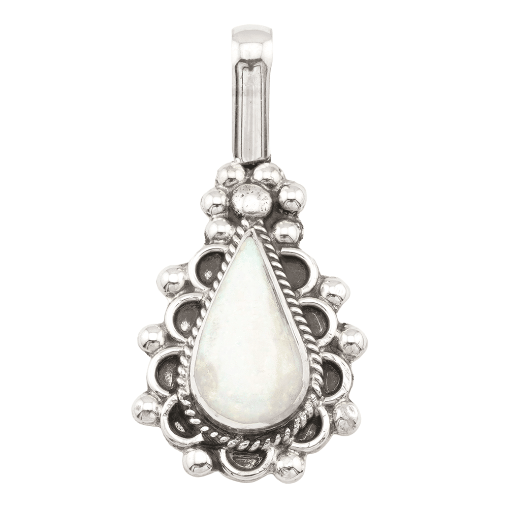 Tear Drop Opal Pendant - Image 2