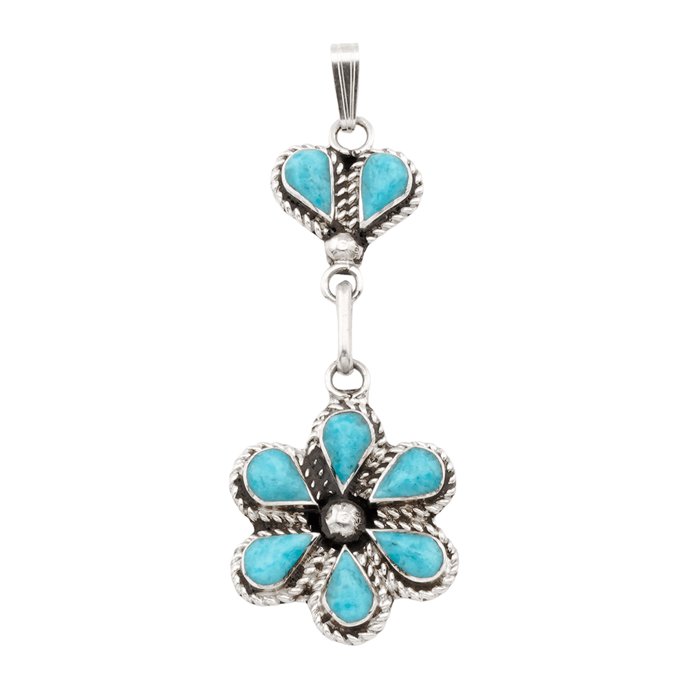 Turquoise Cluster Pendant